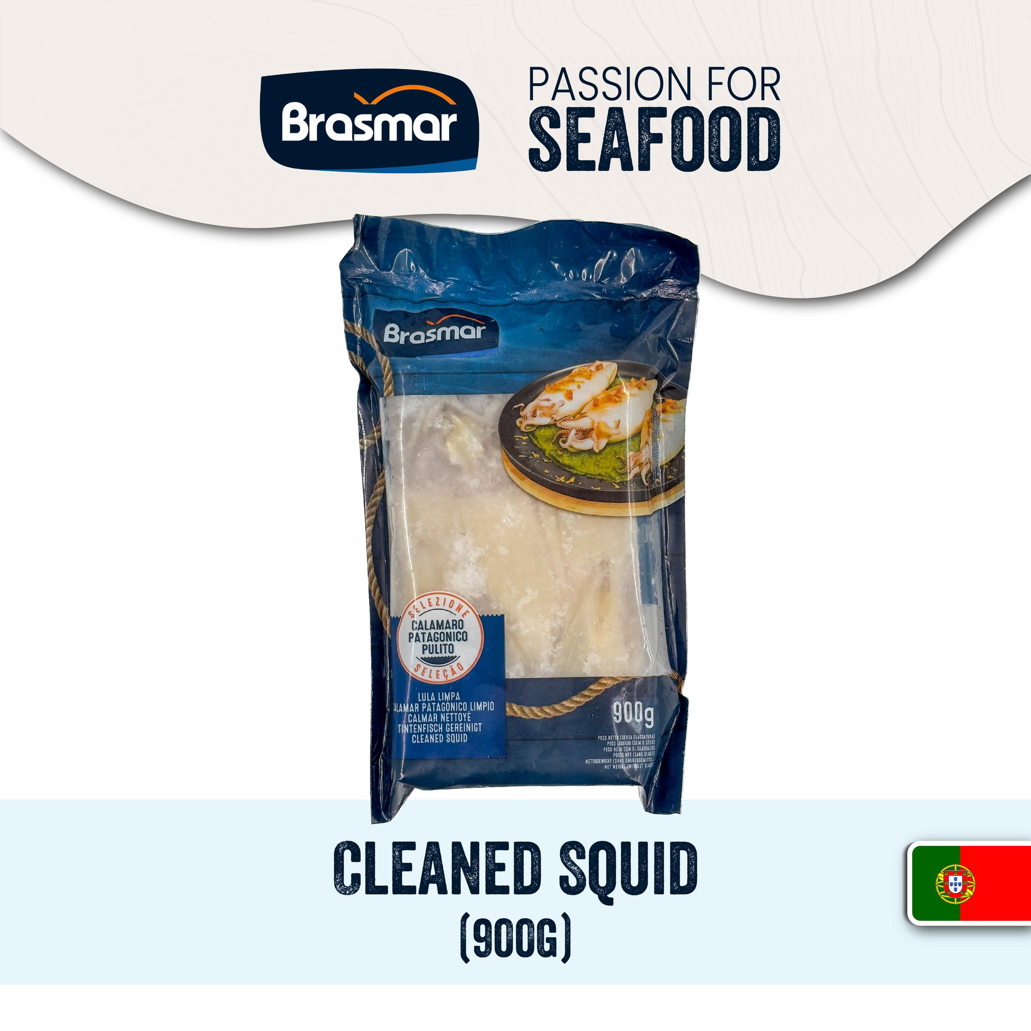 BRASMAR Squid Cleaned Pantagonia Selecao 900G_0