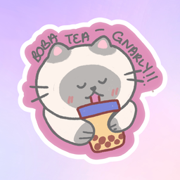 Boba Tea Gnarly Bear