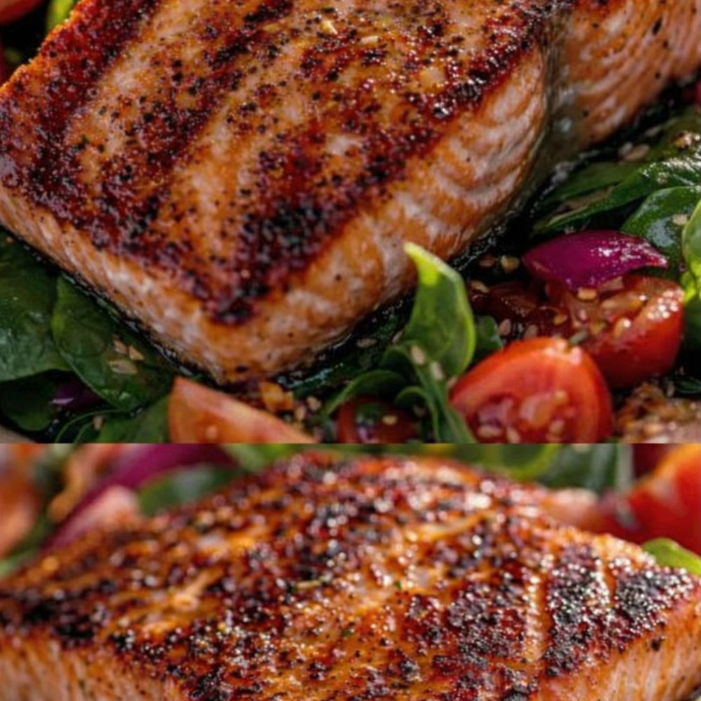 Grilled Salmon Salad