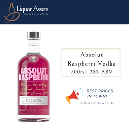 Absolut Raspberri Vodka 700ml 