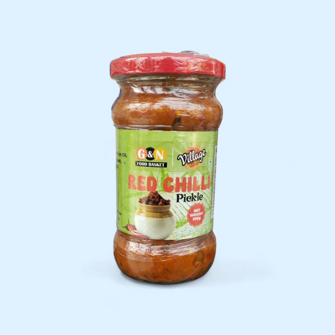 G&N RED CHILLY PICKLE 300 G