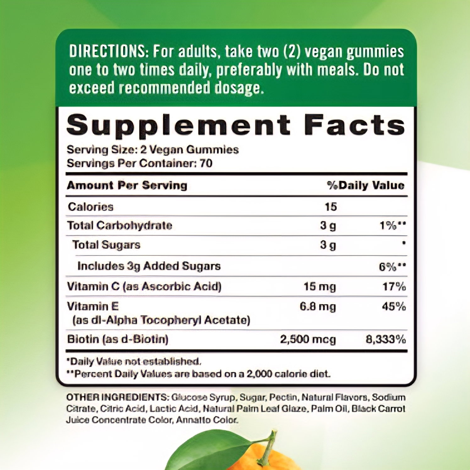 Nature's Truth - Hair Skin and Nails with Biotin 2500 mcg_2