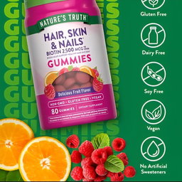 Nature's Truth - Hair Skin and Nails with Biotin 2500 mcg