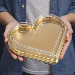 Bandeja en Corazon
