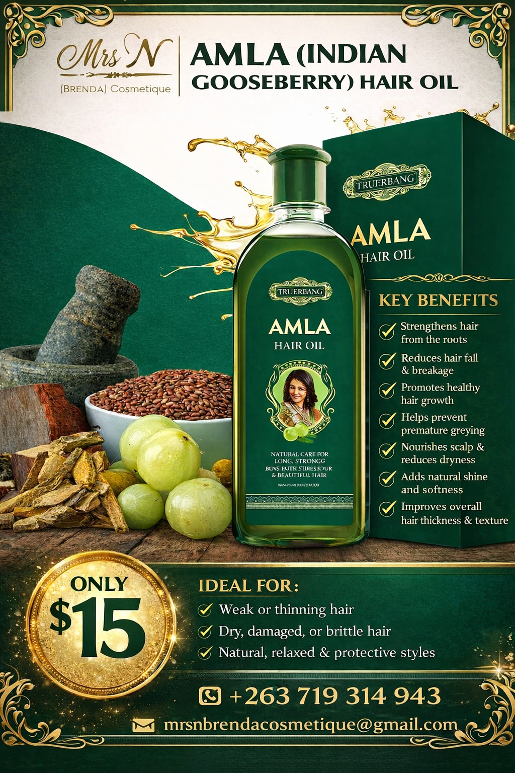 Amla hair oil
