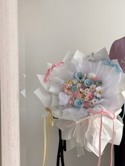 Dopamine Mixed Soap Flower Bouquet 
