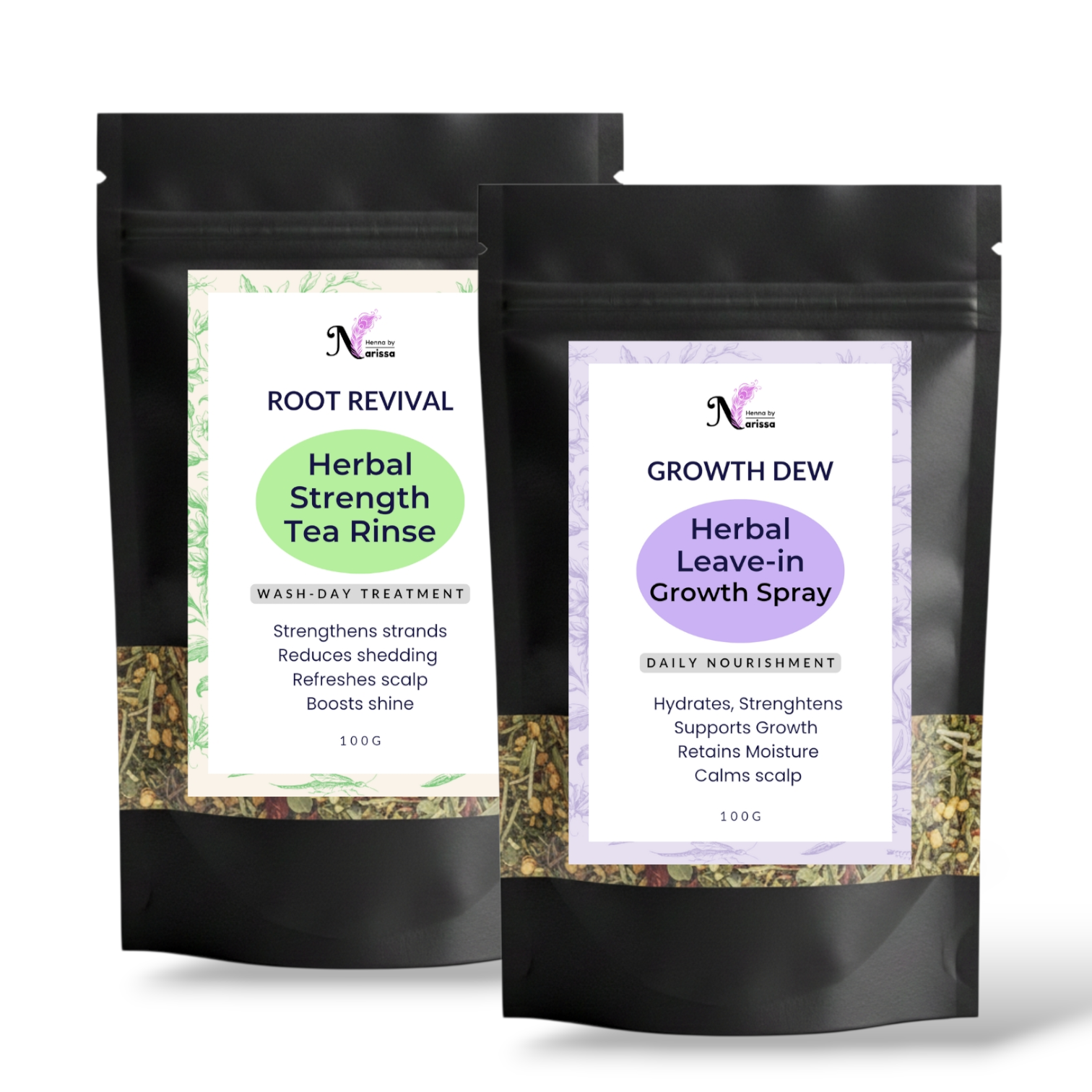 Herbal Strength Tea Rinse + Herbal Leave-in Spray_0