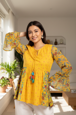 Short Cotton Kurtis 