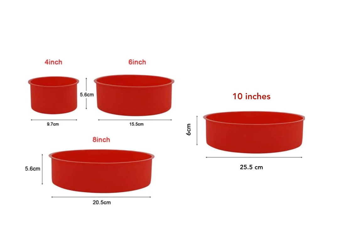 2218 CAKE TRAY SILICONE R/B