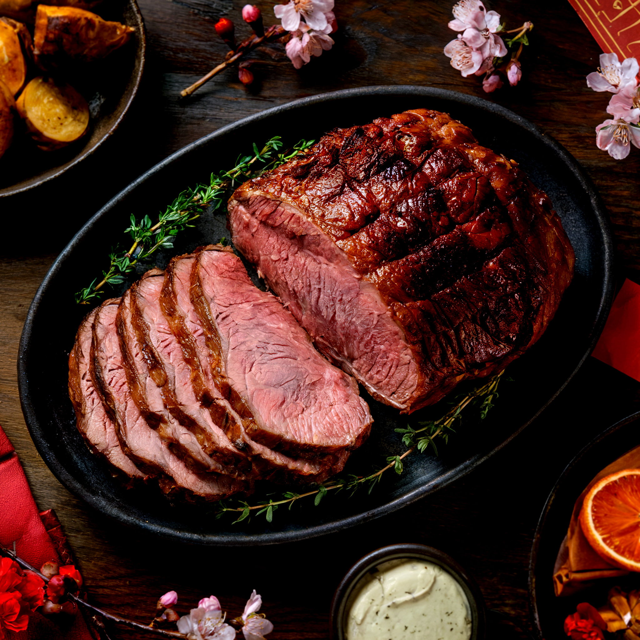 Australian Angus Ribeye Roast (1 kg) (Cooked)