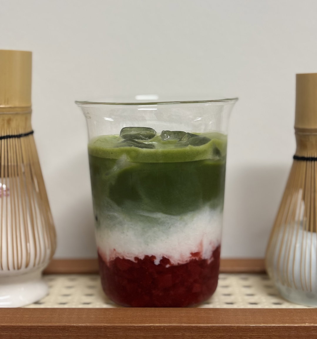 Strawberry Matcha Latte