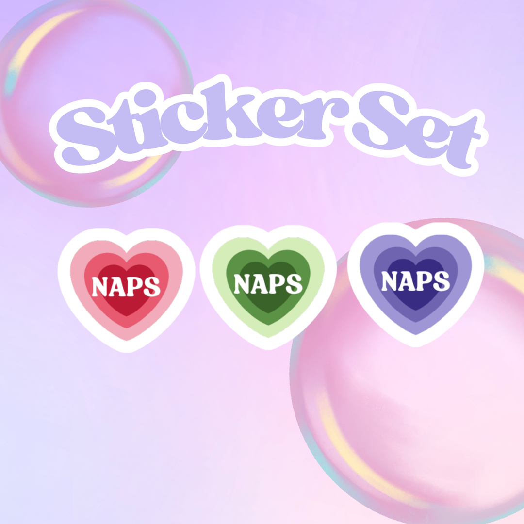 Nap Time Sticker Set 