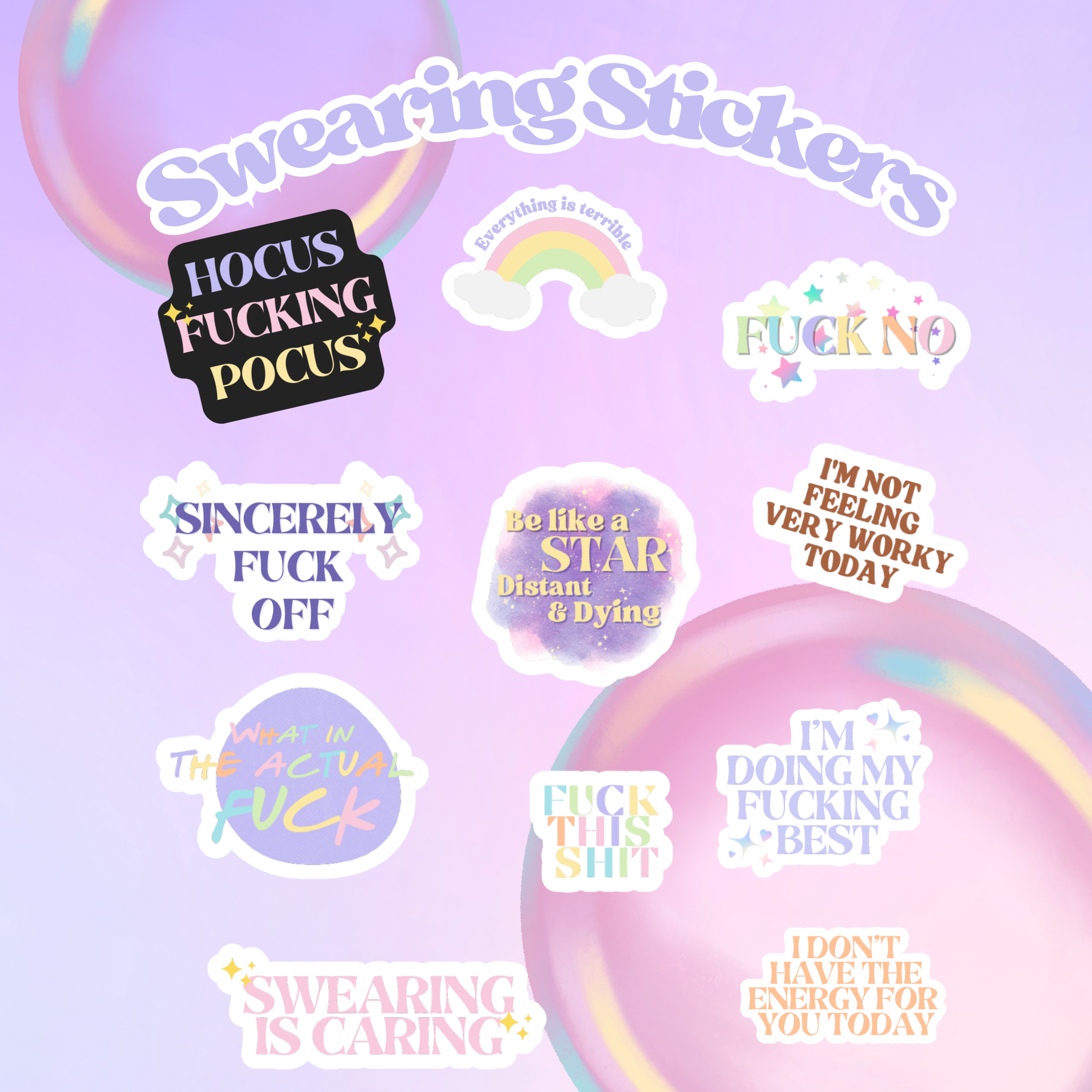 Swearing Sticker Set _0