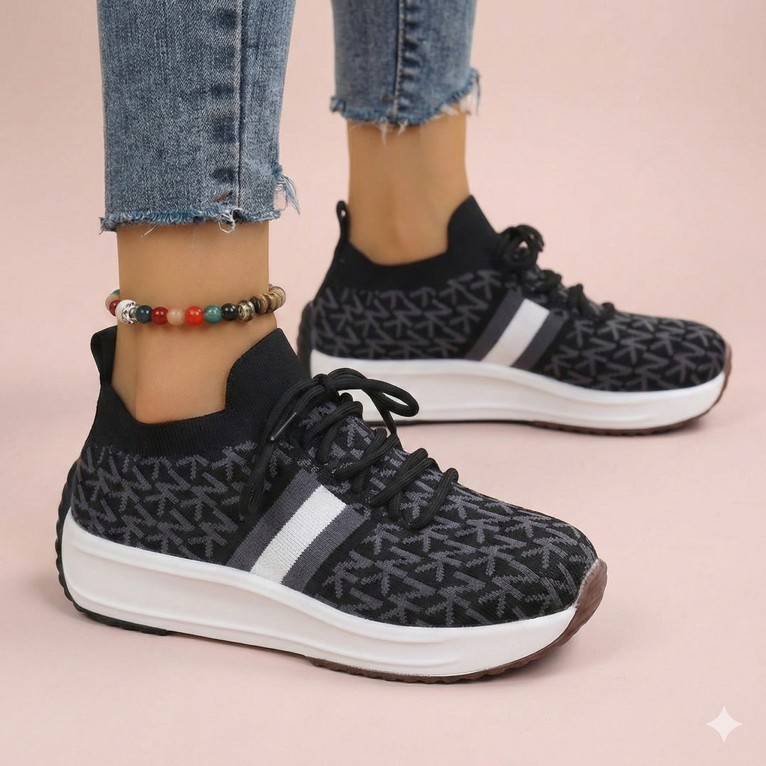 Basket femme noire