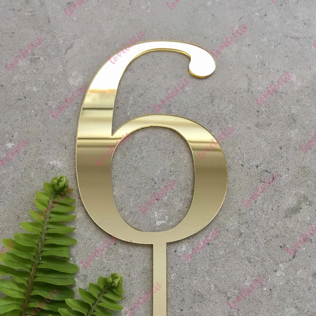 NUMBER TOPPER 06