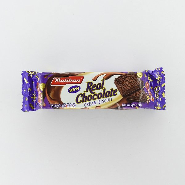 955 MALIBAN CHOCOLATE CREAM BISCUIT 100G