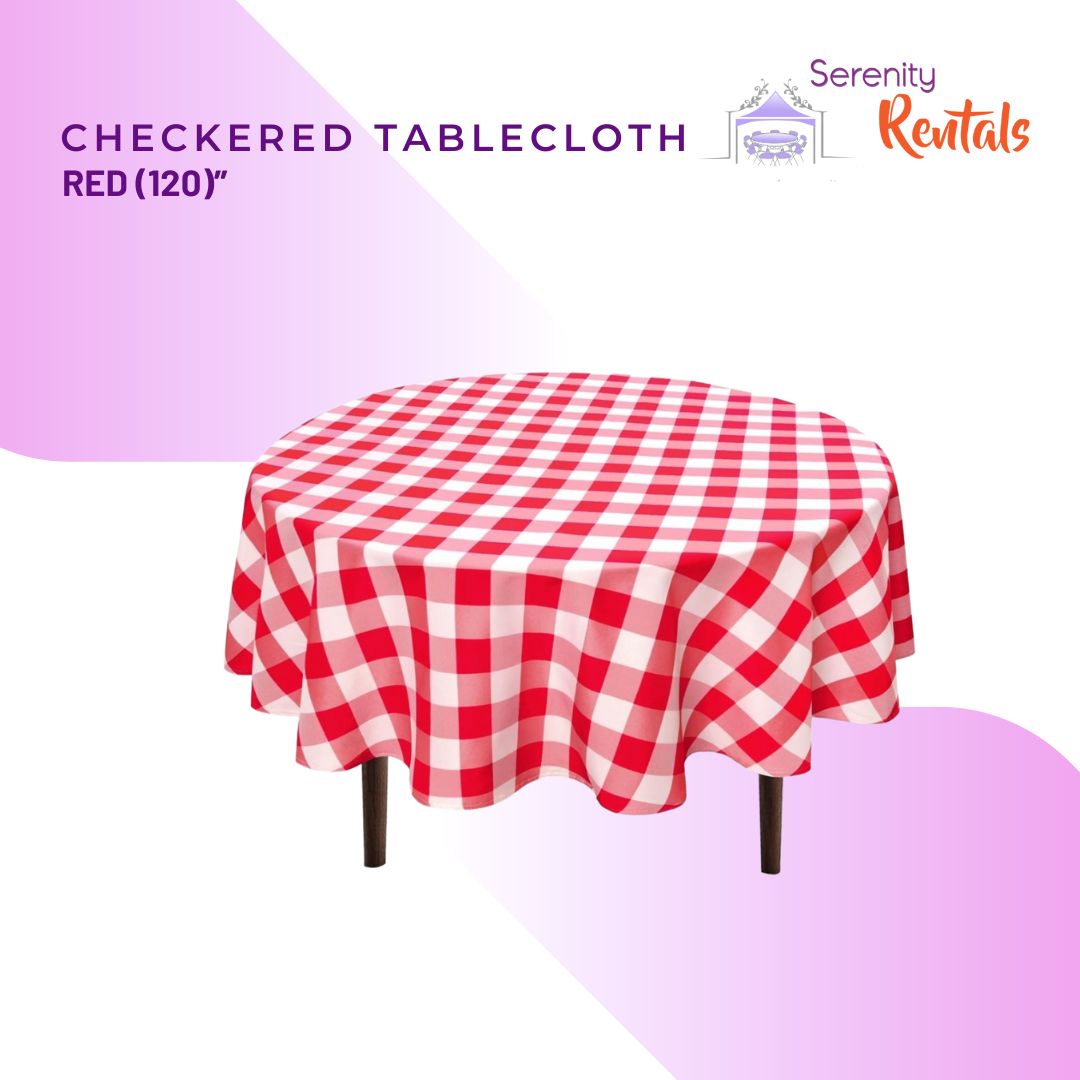 Tablecloth (Checkered Red)