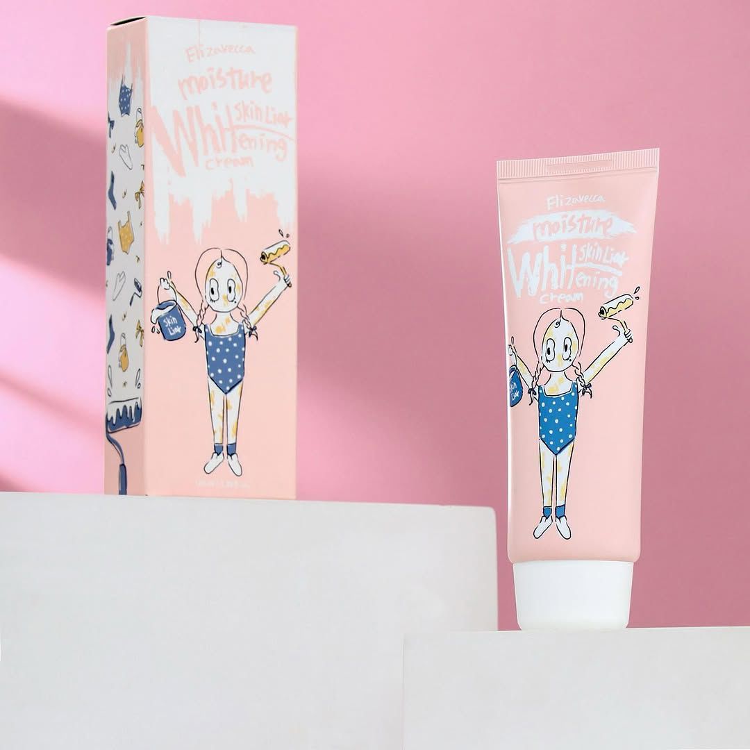 Elizavecca moisture whitening cream for skin كريم التفتيح للبشرة من اليزافيكا