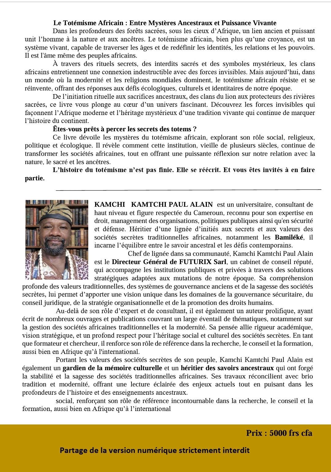 TOTEMISME EN AFRIQUE_1