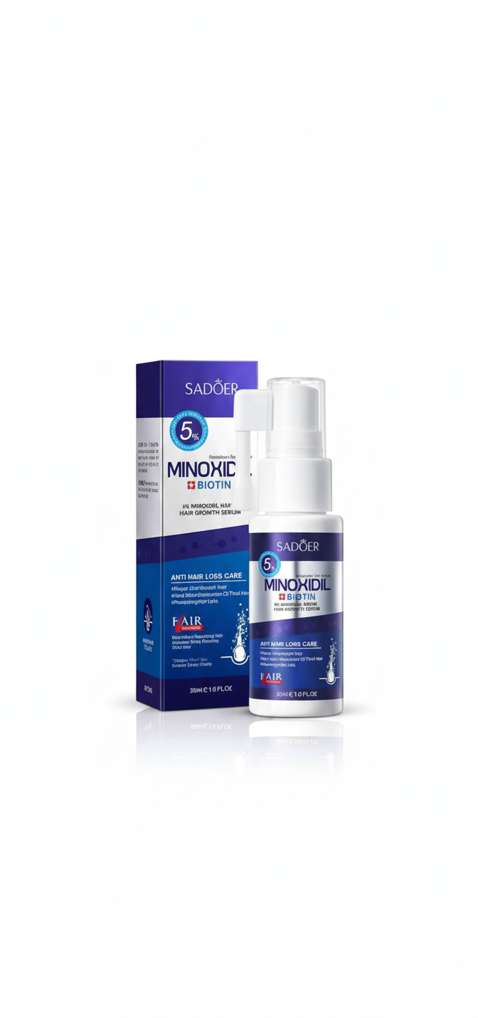 Sadoer 5% Minoxidil Biotin Hair Growth Serum_0