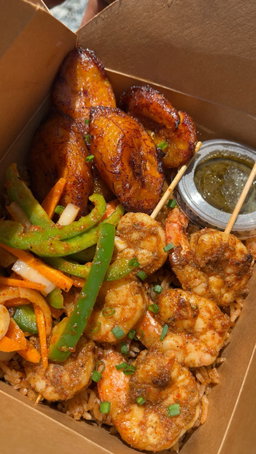 Prawn skewers 