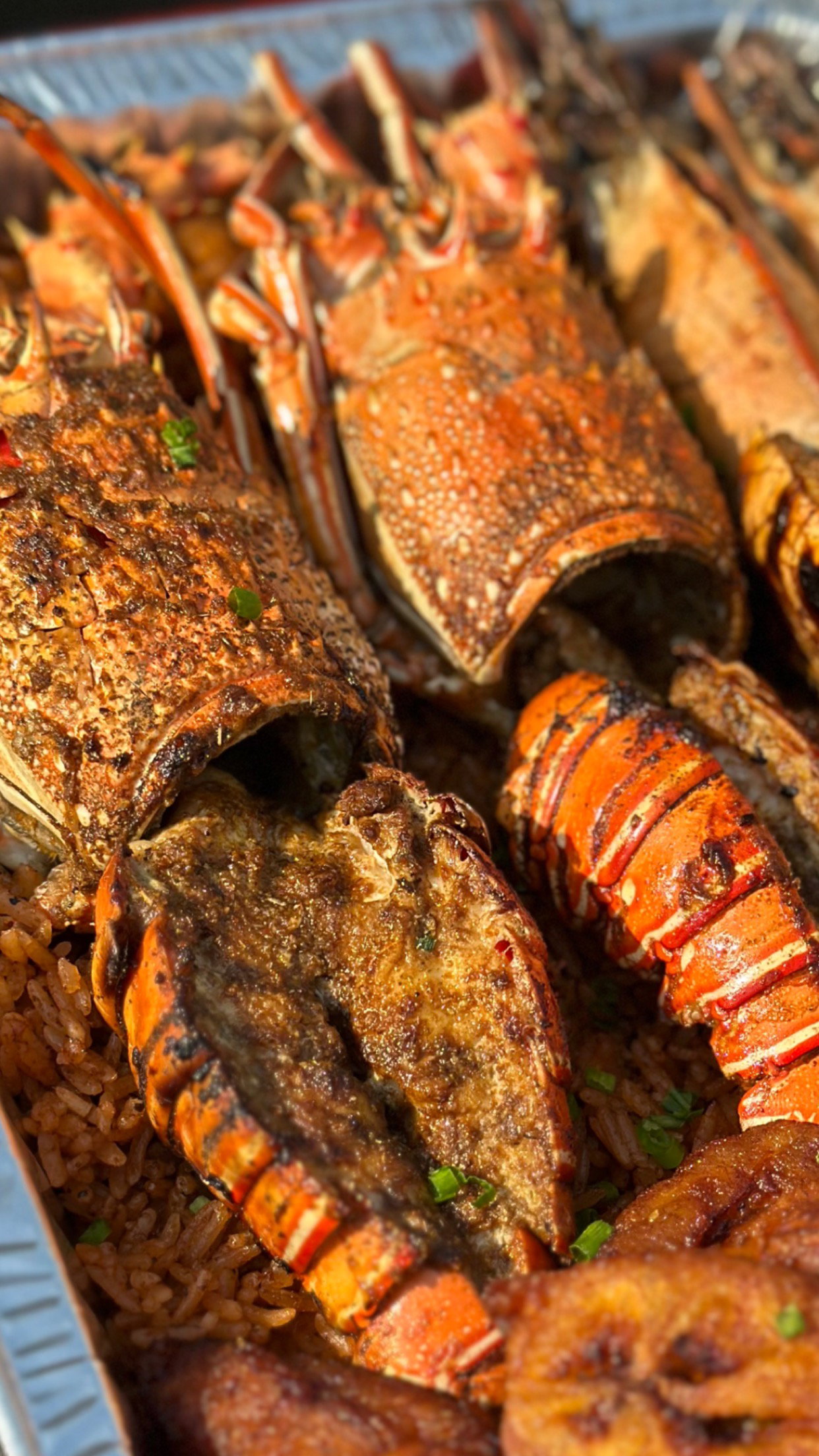 Grilled lobsters. Prep time: 1.45hrs_0