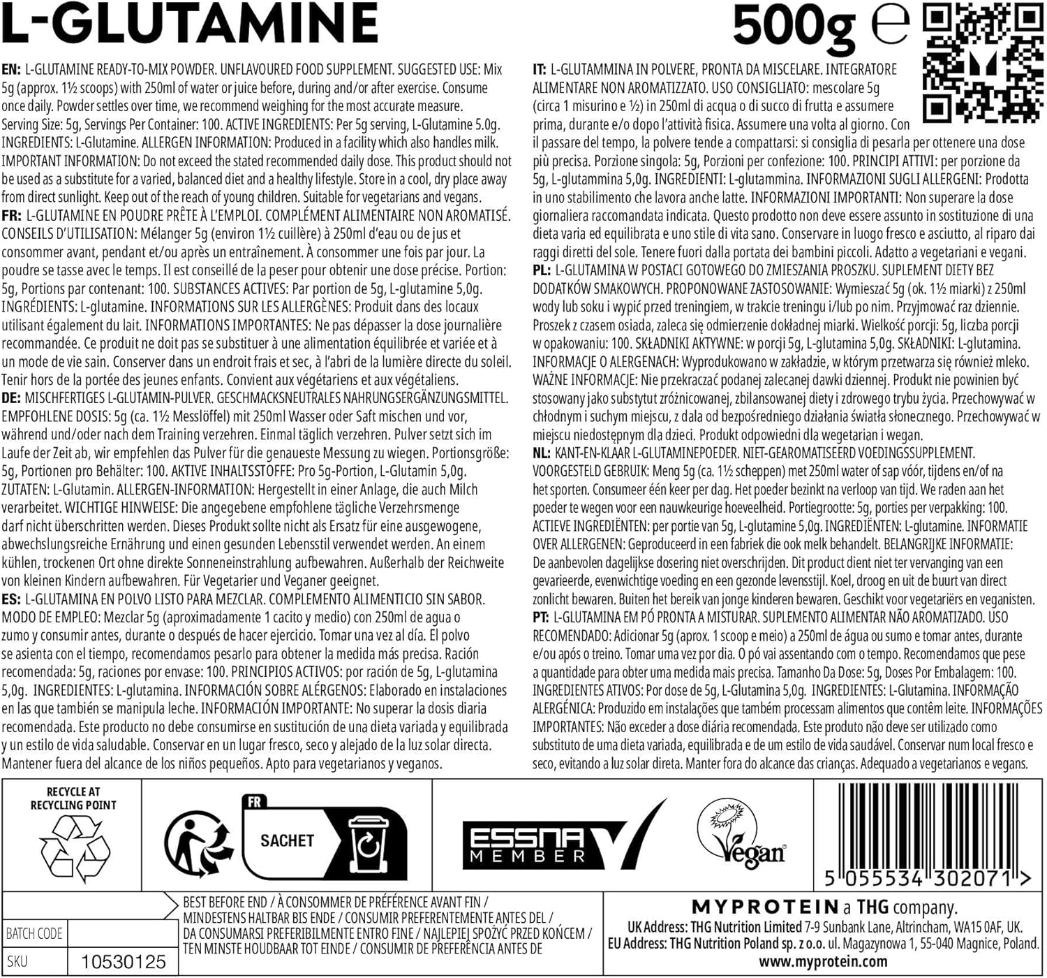 L Glutamine 500g_1