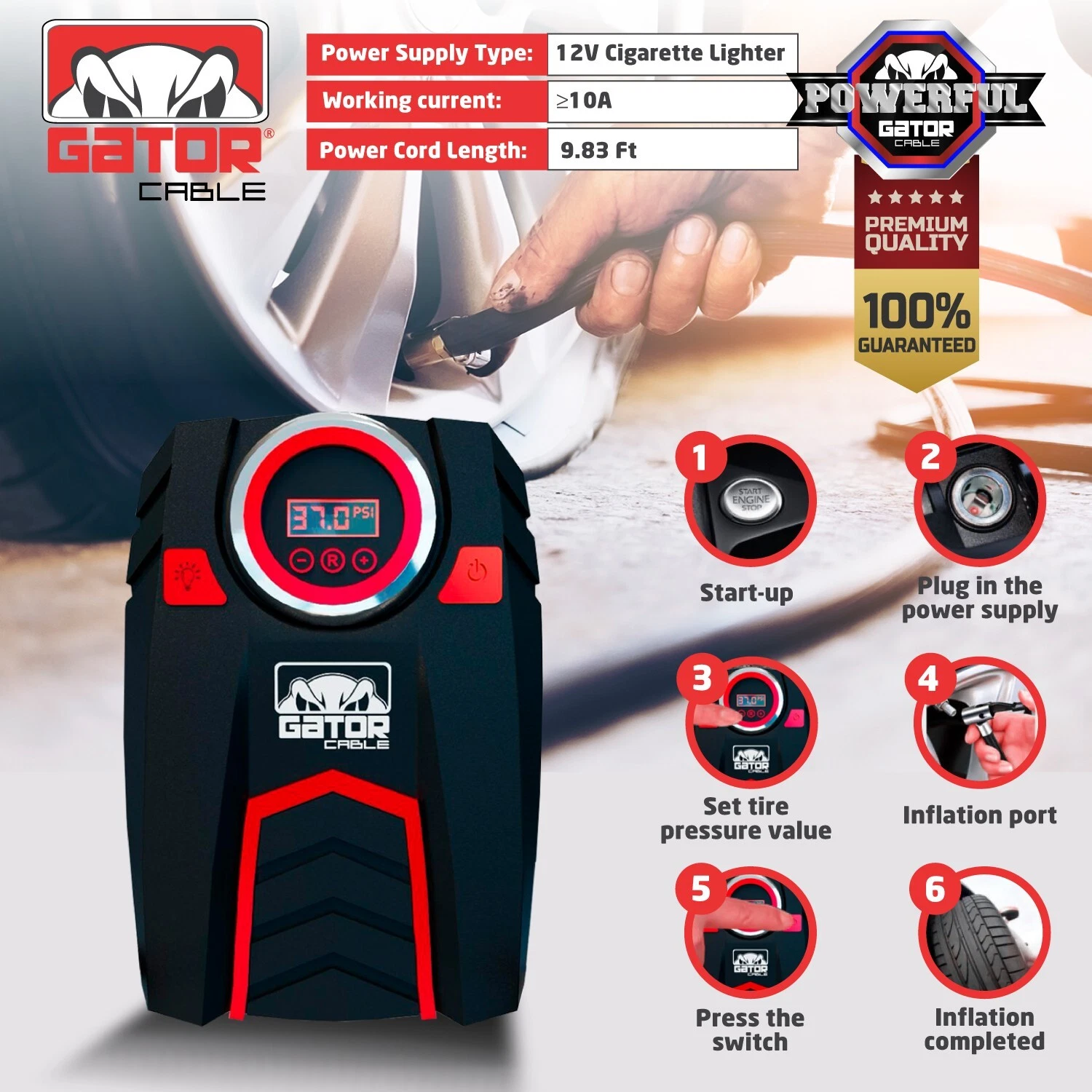 Portable 12V Digital Tire Inflator_8