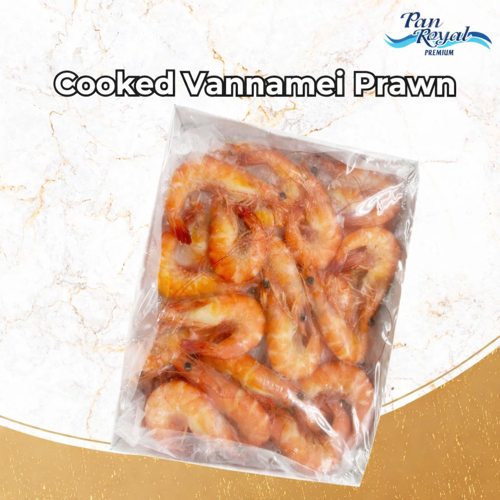 PAN ROYAL Cooked Vannamei Shrimp HOSO 31/40 - 1KG_0