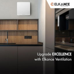 ELKANCE Canon 150mm (6 Inches) Axial Exhaust Fan | BLDC Motor | 7W, 2400 RPM | Ideal for Modern Kitchen, Bathroom & Office | ABS PP Plastic Body