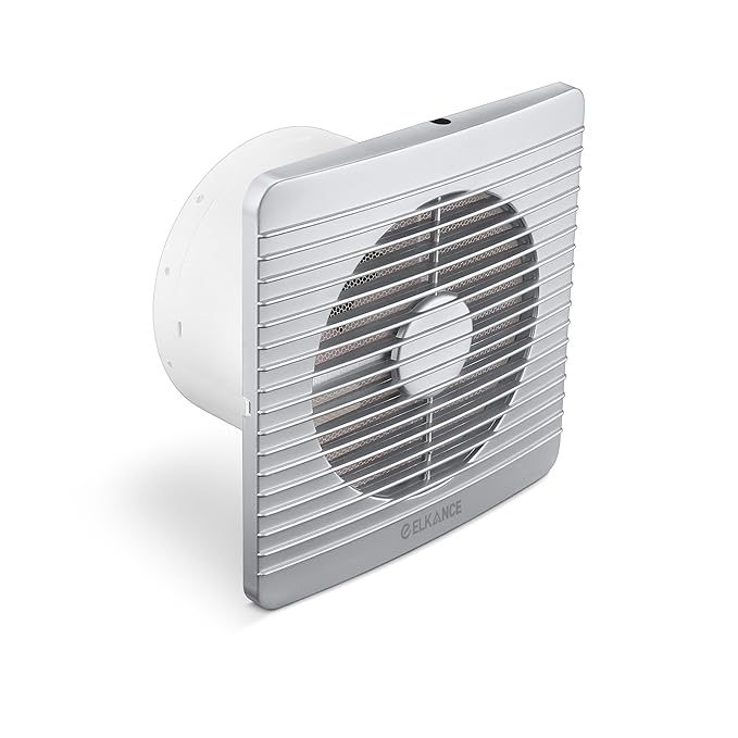 ELKANCE Turbo Pro Axial 150mm (6 Inches) Exhaust Fan With Mosquito Mesh | BLDC Motor |7W, 2400 RPM | Ideal for Bathroom, Kitchen & Office | ABS PP Plastic Body, Easy-Clean_0