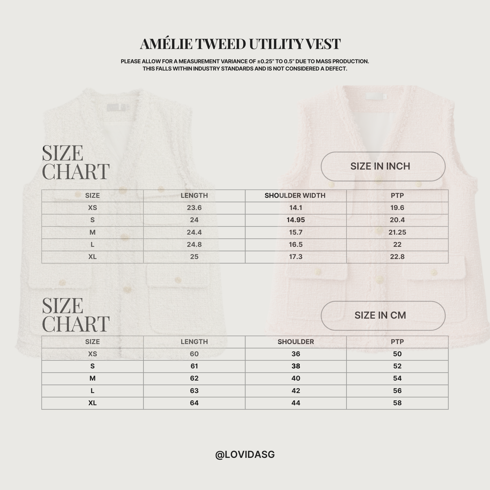 AMELIE TWEED UTILITY VEST | PINK  _2