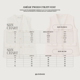 AMELIE TWEED UTILITY VEST | PINK  
