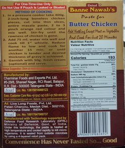 Butter chicken paste 165 g