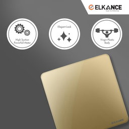 ELKANCE Canon Metal 150mm (6 Inches) Axial Exhaust Fan | BLDC Motor | 7W, 2400 RPM | Ideal for Modern Kitchen, Bathroom & Office | ABS PP Plastic Body | Premium Stainless Steel Front Panel 