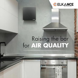 ELKANCE Canon Metal 150mm (6 Inches) Axial Exhaust Fan | BLDC Motor | 7W, 2400 RPM | Ideal for Modern Kitchen, Bathroom & Office | ABS PP Plastic Body | Premium Stainless Steel Front Panel 