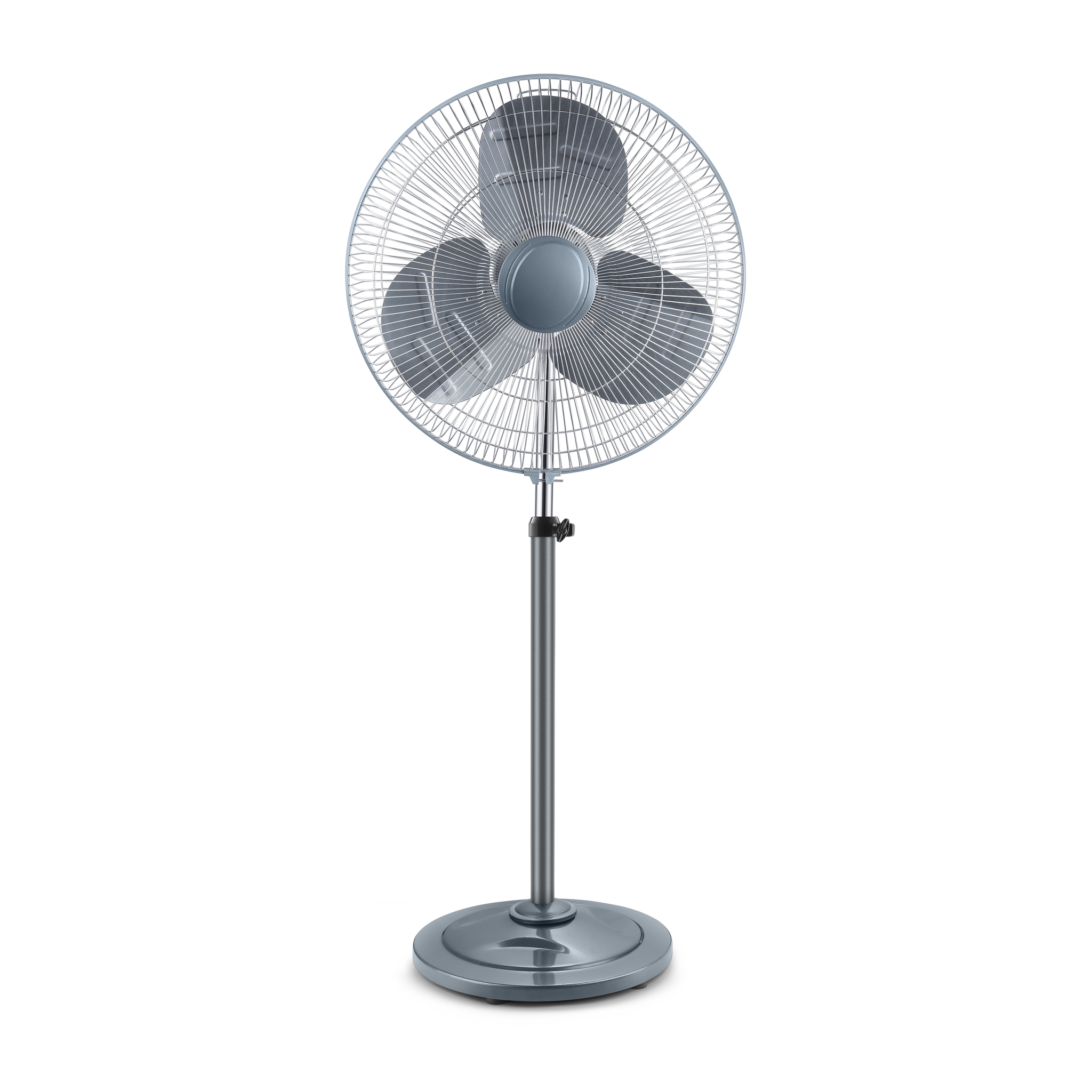 Elkance 500mm Typhoon Pedestal Oscillating Fan for home | Double Ball Bearing Powerful Motor, 32-feet Air Delivery |3-Speed Control, High Speed Stand Fan | Metal Body, Telescopic Arrangement_0
