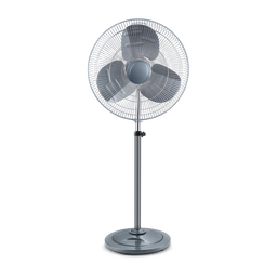Elkance 500mm Typhoon Pedestal Oscillating Fan for home | Double Ball Bearing Powerful Motor, 32-feet Air Delivery |3-Speed Control, High Speed Stand Fan | Metal Body, Telescopic Arrangement