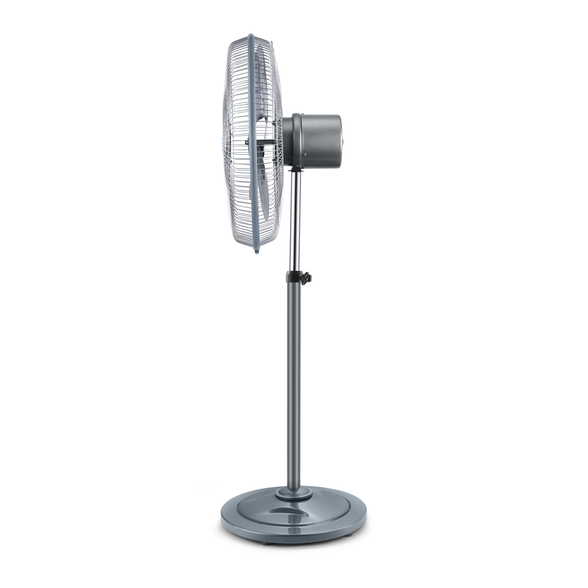 Elkance 500mm Typhoon Pedestal Oscillating Fan for home | Double Ball Bearing Powerful Motor, 32-feet Air Delivery |3-Speed Control, High Speed Stand Fan | Metal Body, Telescopic Arrangement_2