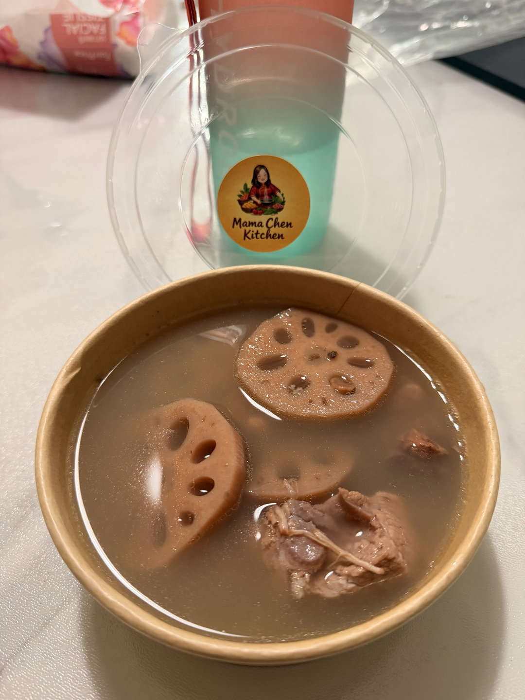 Lotus Root, Peanuts and Pork Soup