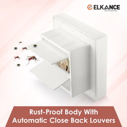 ELKANCE Breezy High-Speed Ventilation Fan | 45 W, 1400 RPM | Low Noise, High Air Suction | Robust PPCP Body, Ideal for Office, Kitchen & Bathroom