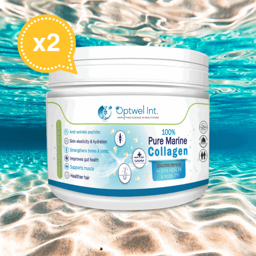 Optwel 2x 100% Pure Marine Collagen (Bundle)