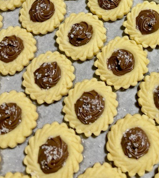 Sea Salt Nutella Tarts 