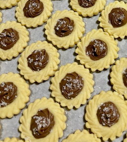 Sea Salt Nutella Tarts 