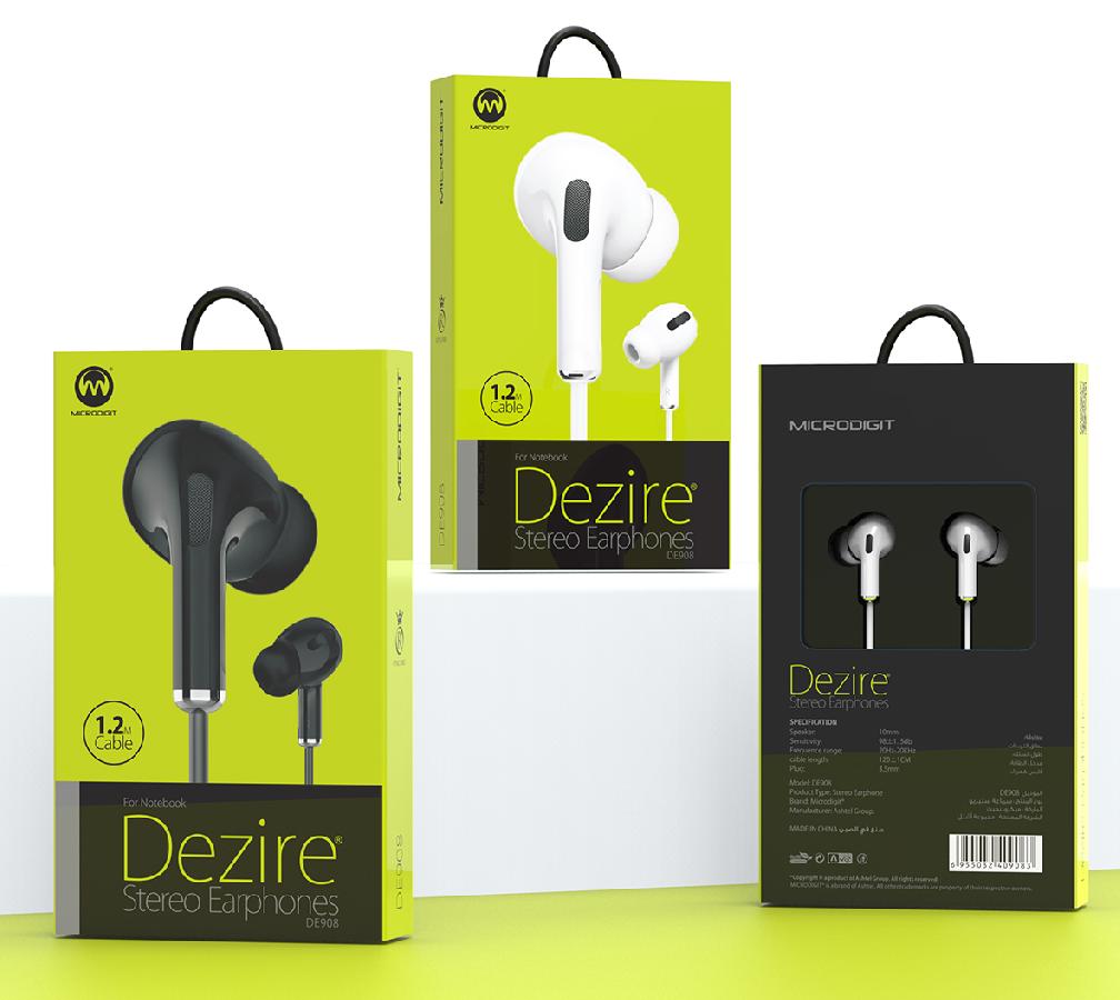 Dezire Earphone Dezire Wired Stereo Earphone DE908_1