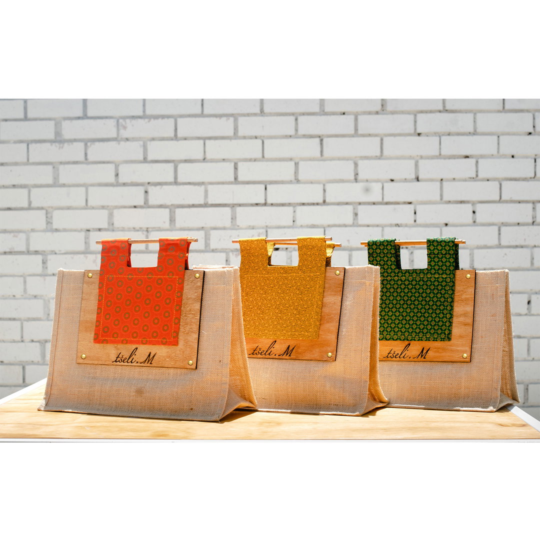 Tseli M. Handcrafted Afro-Tote Bag