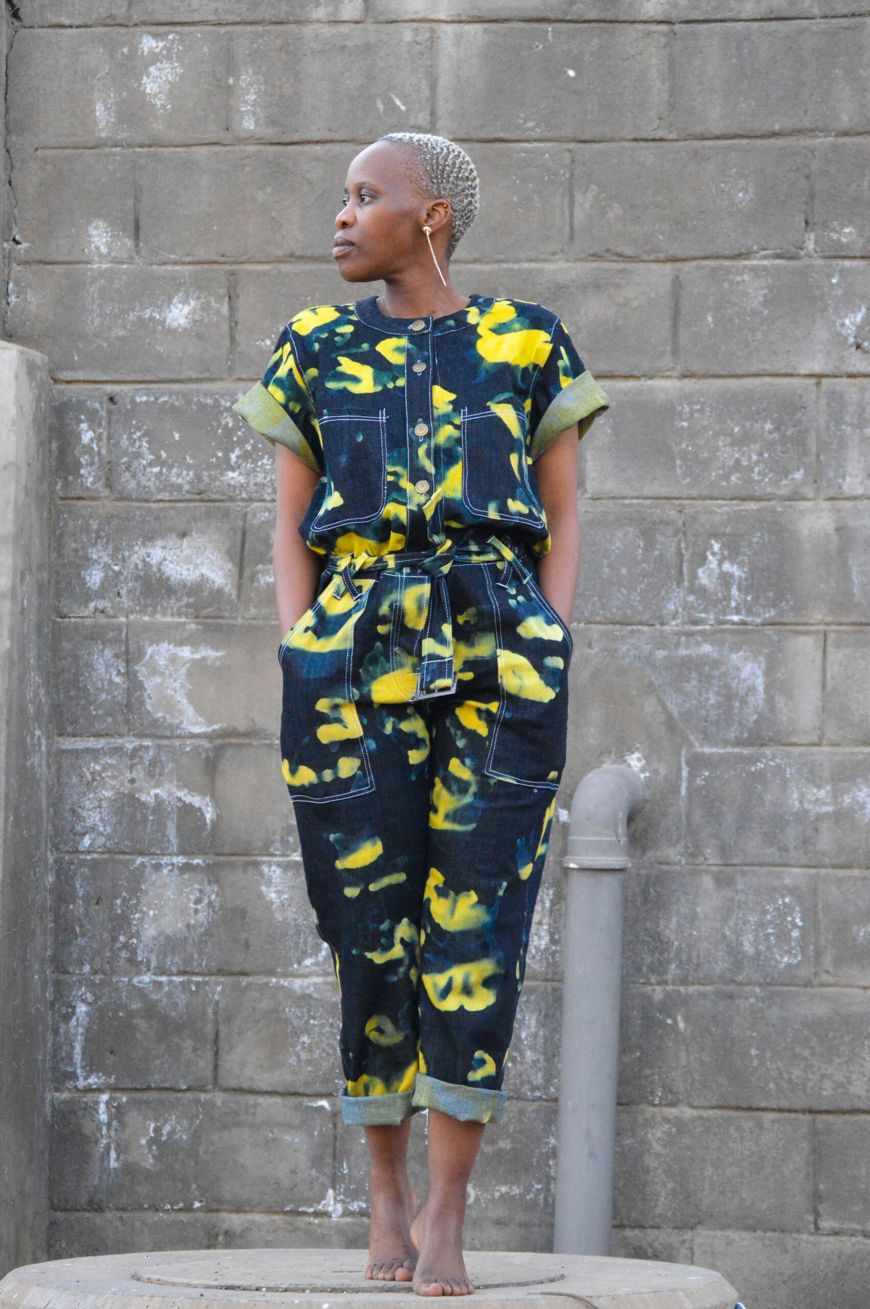 InsydOwtCreatives Dodo – The good Friend Denim Jumpsuit_1