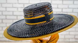 Tseli M. The Woven Cartwheel Hat