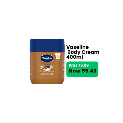 Vaseline Body Cream 400ml