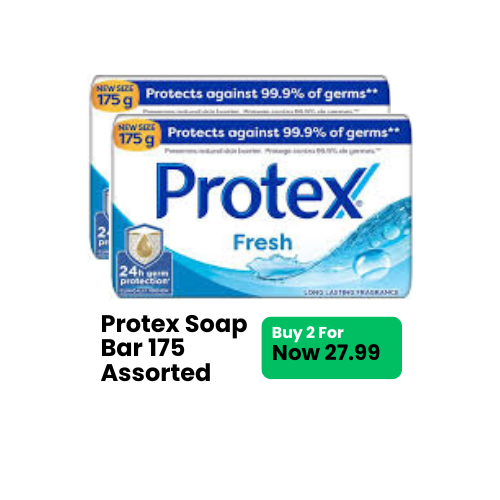  Buy 2 X Protex Soap Bar 175g Assorted 